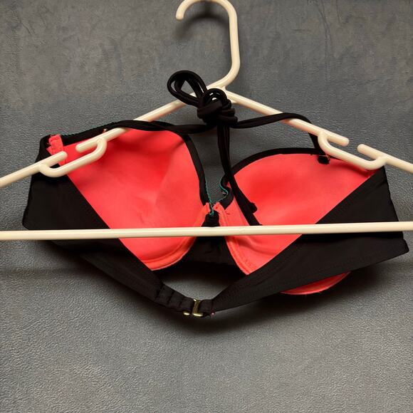 Xhilaration Bikini Top Cultural Print Aztec Push Up Tassels Womens Large Beachy - Picture 6 of 9